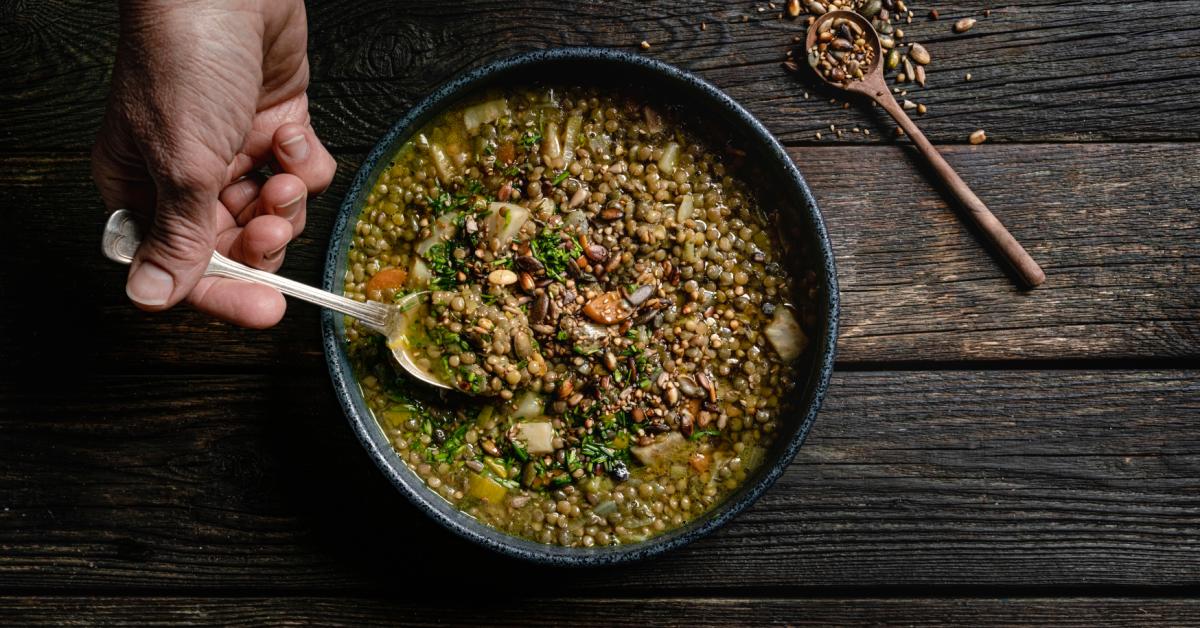 Vegetarische Linsensuppe | Rezept einer Hüttenwirtin