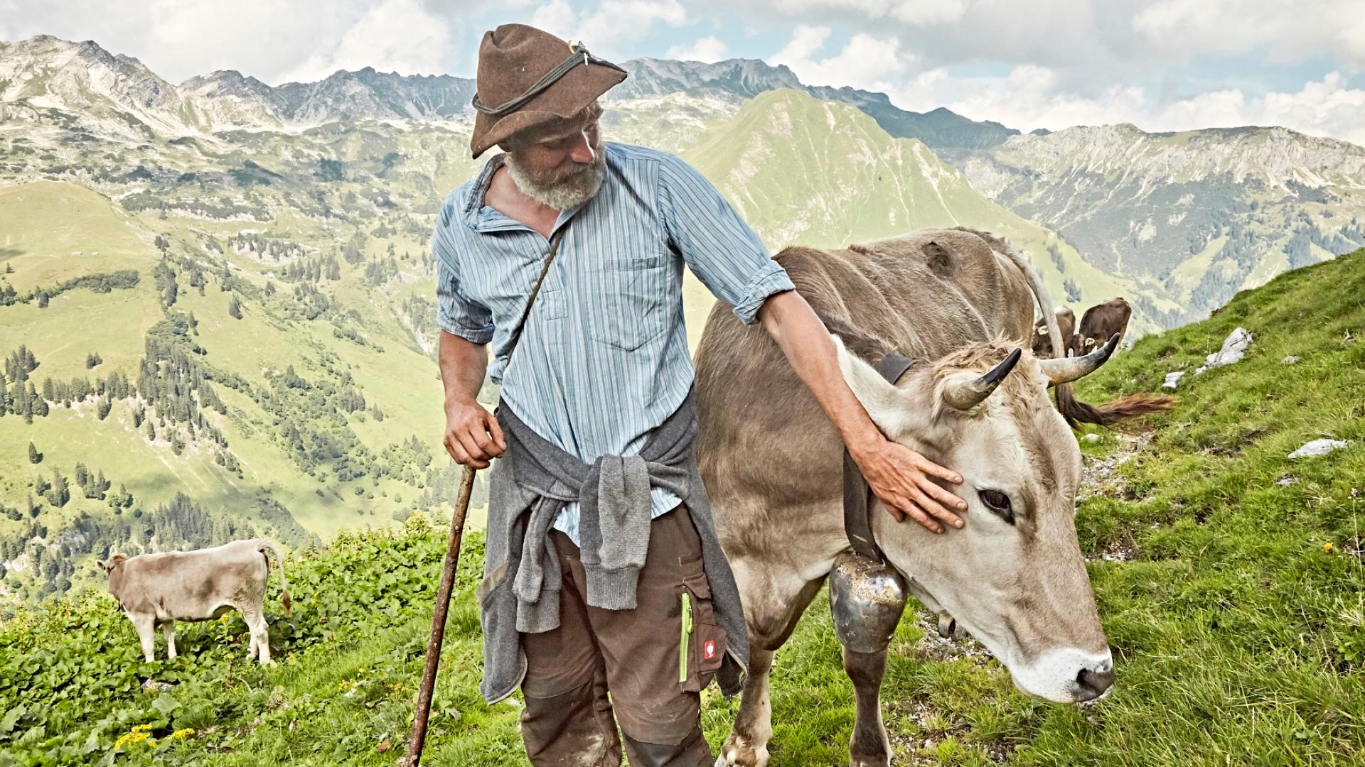 Florian Karg: Der Hirte leistet einen wichtigen Beitrag für die Erhaltung der Landschaft der Alpe