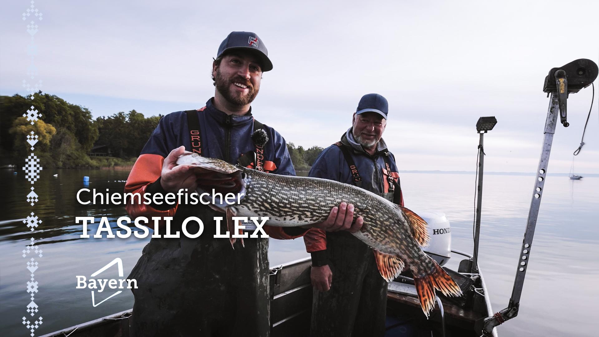 Video-Vorschaubild mit Tassilo Lex und seinem Vater von der Chiemseefischerei Lex