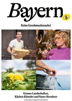 Poster für Katalog - Neu: „Bayern. Reine Geschmackssache“